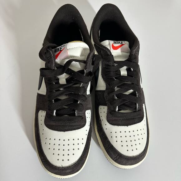 Nike Terminator Low Dunks PRM Black White Croc Sneakers Men's Size 8.5 Panda - Picture 2 of 9